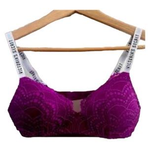 🌺 VICTORIA’S SECRET Lace Padded Bra Women’s Size 32B
